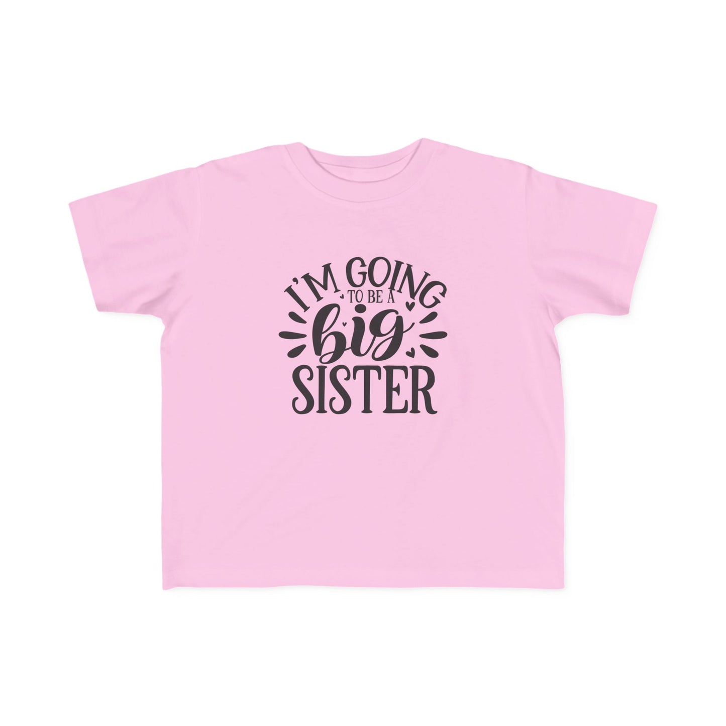 Toddler's Fine Jersey Tee: Big sister tshirt