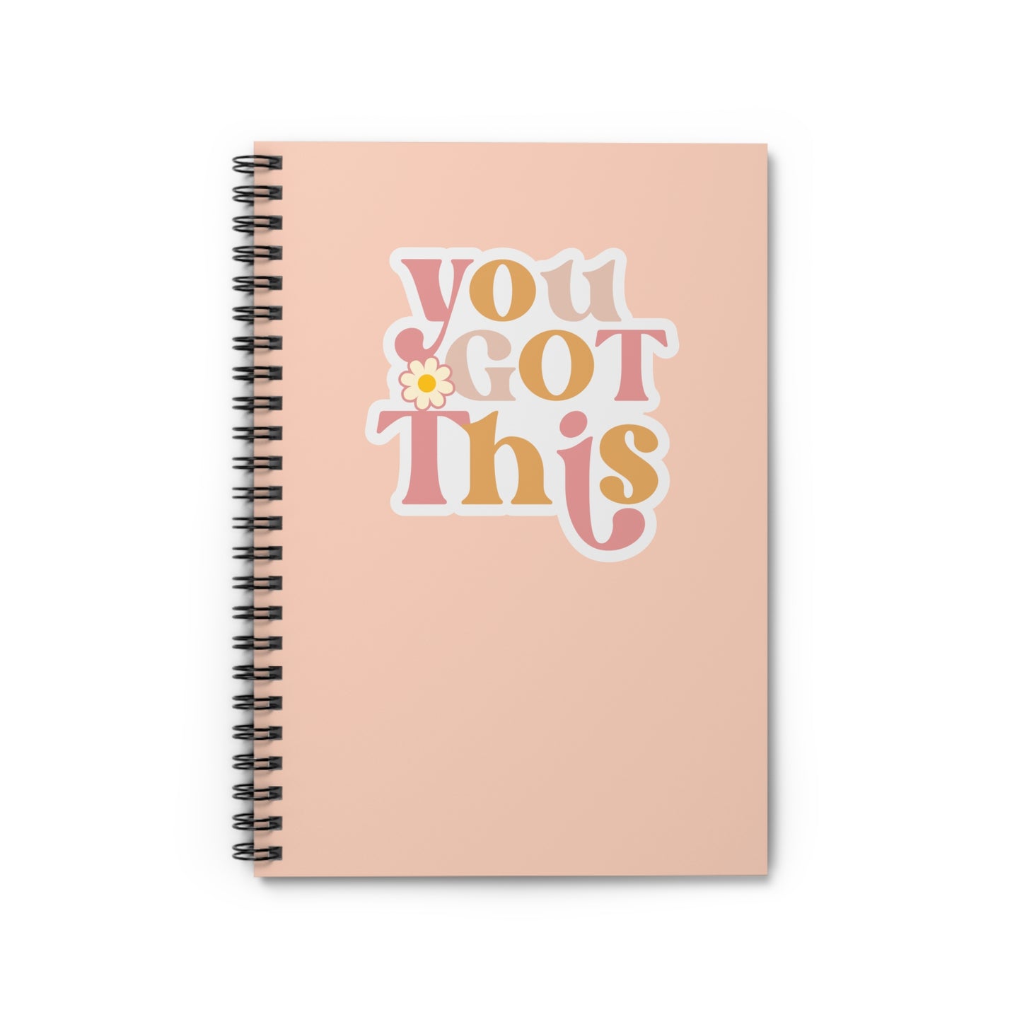 Journal / Spiral Notebook - Ruled Line - You Got This