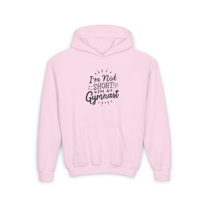 Girls Gymnastics Sweatshirt (Hoodie) - Gymnastics - I'm Not Short, I'm a Gymnast