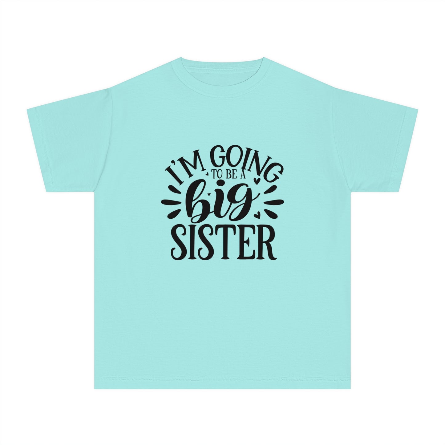 Youth Midweight T-shirt: Big sister tshirt