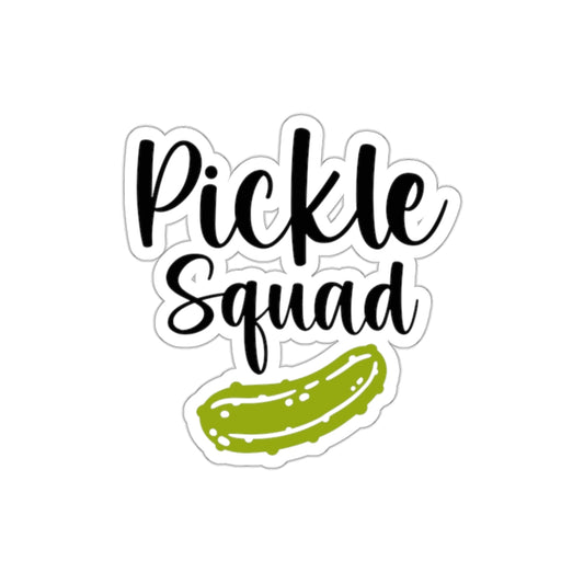 Die-Cut Stickers: Pickle squad