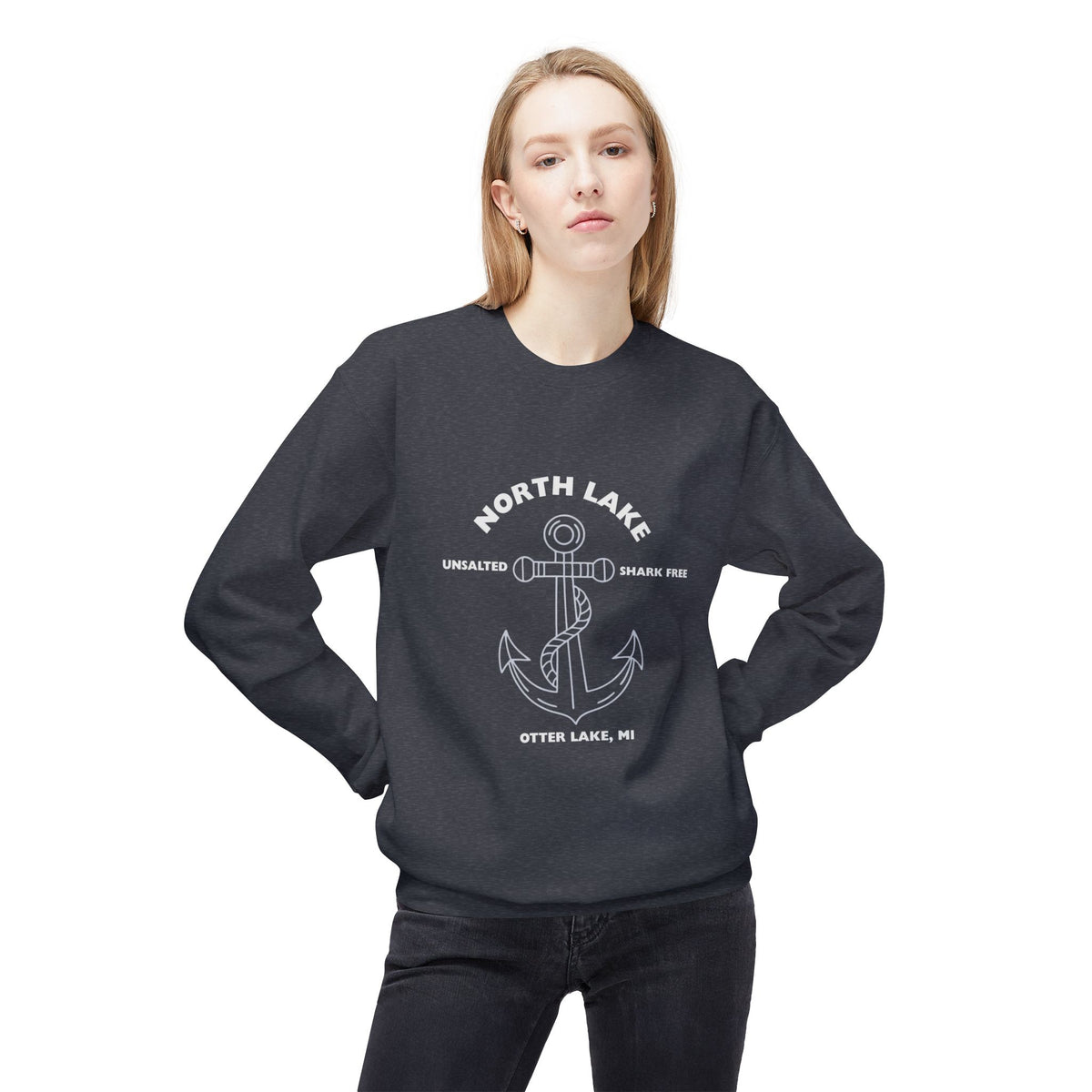 North Lake Sweatshirt (Crewneck) - Anchor Graphic