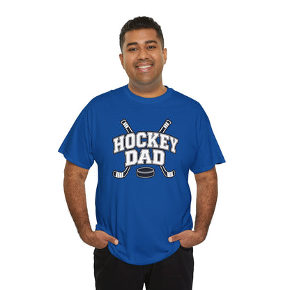Hockey Dad T-Shirt — Personalized Player Name & Number | Travel Hockey Gift