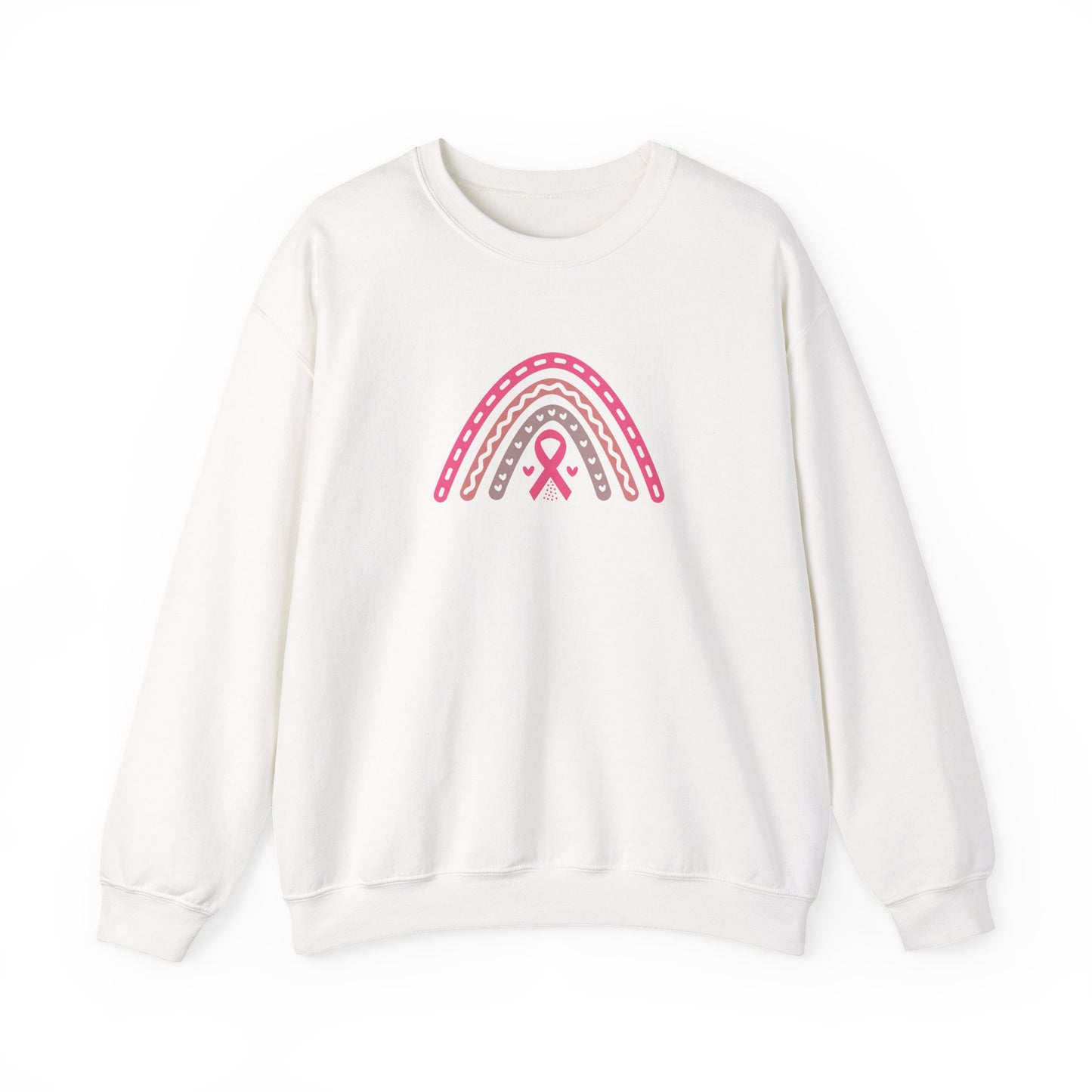 Unisex Heavy Blend™ Crewneck Sweatshirt: Southwest rainbow breast cancer