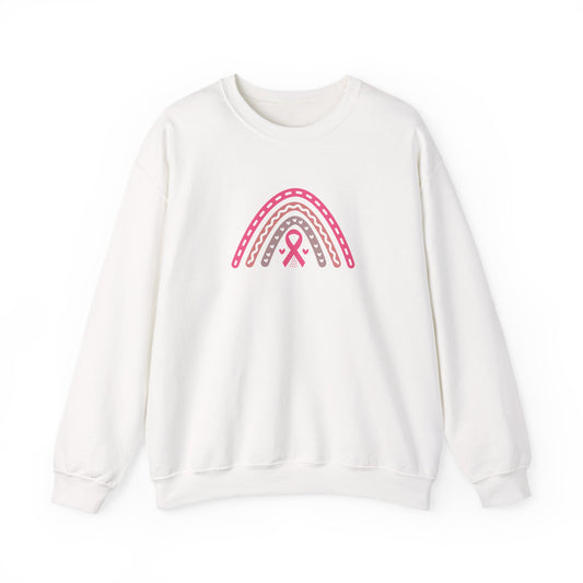 Unisex Heavy Blend™ Crewneck Sweatshirt: Southwest rainbow breast cancer