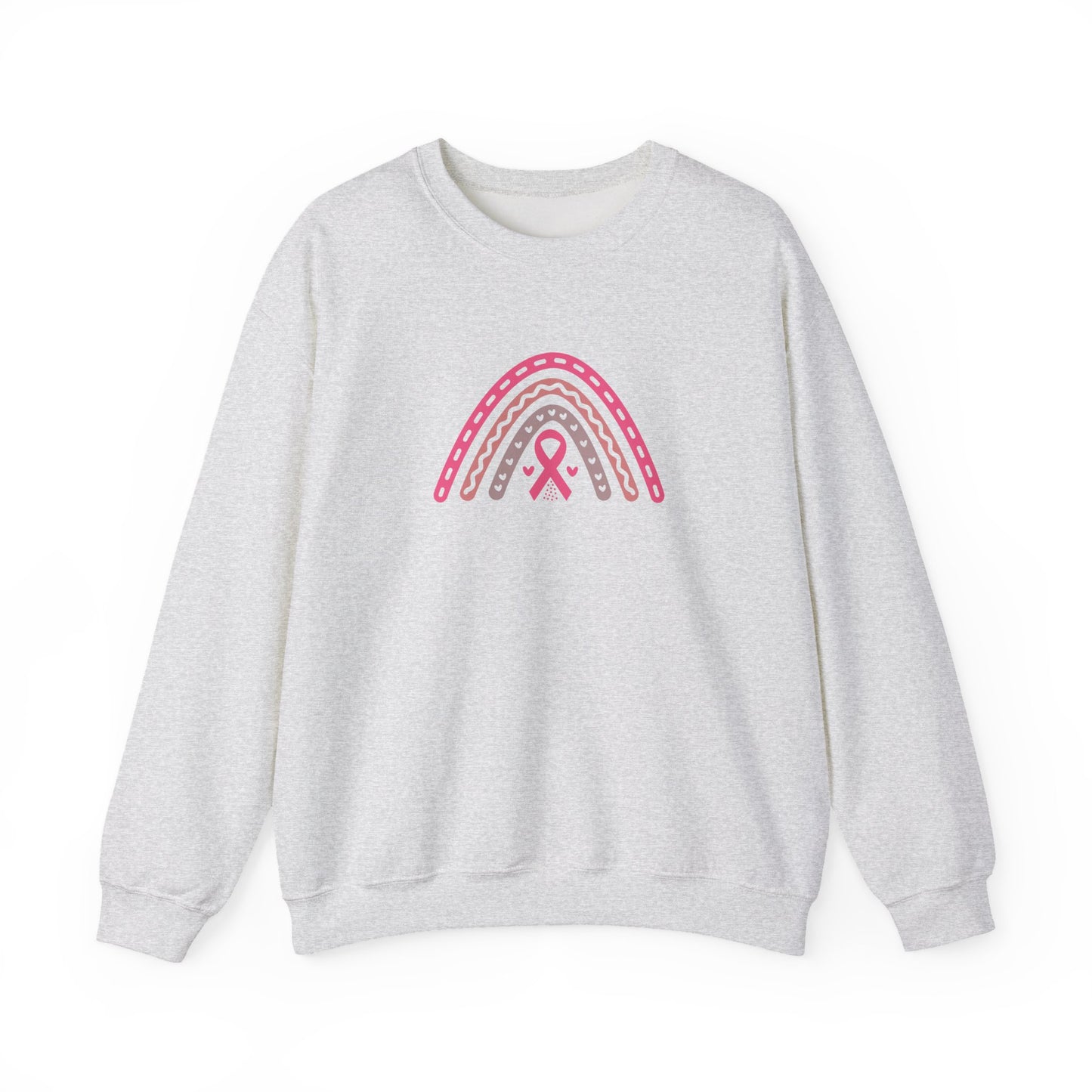 Unisex Heavy Blend™ Crewneck Sweatshirt: Southwest rainbow breast cancer