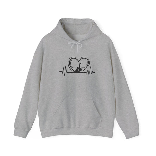 Gymnastics Heartbeat Hoodie Sweatshirt