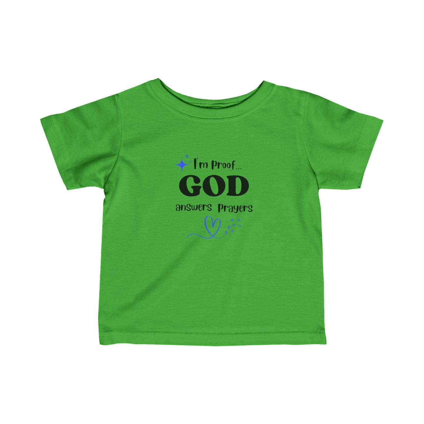 Infant T-shirt: I'm proof...blue star