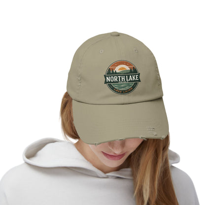 North Lake Distressed Cap — Vintage Lake Living Baseball Hat
