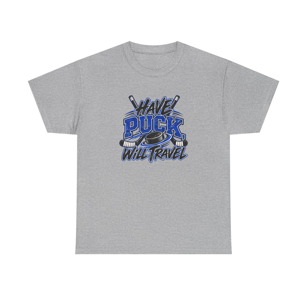Hockey T-Shirt — Have Puck, Will Travel | Funny Travel Hockey Gift