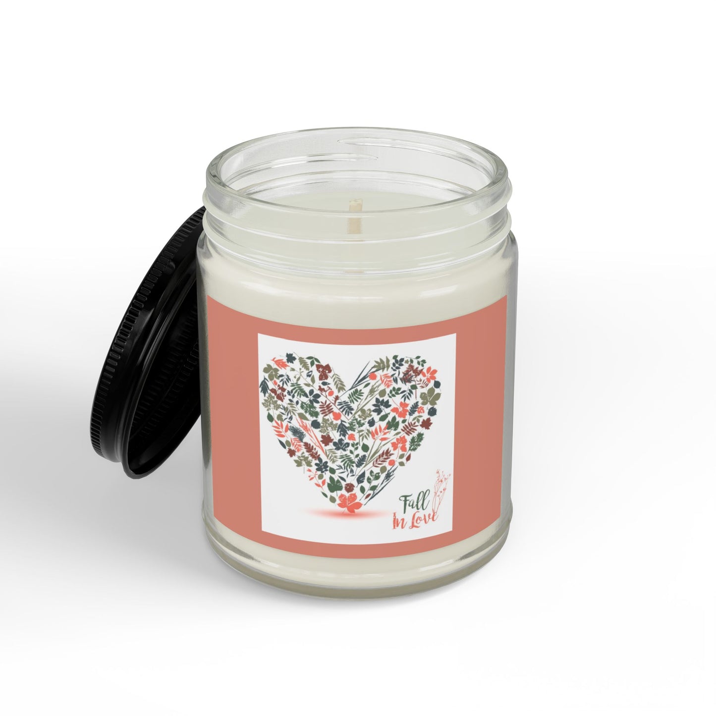 Scented Soy Candle - Fall in Love (Heart), 4oz & 9oz