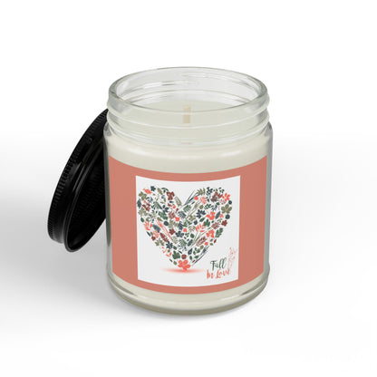 Scented Soy Candle - Fall in Love (Heart), 4oz & 9oz