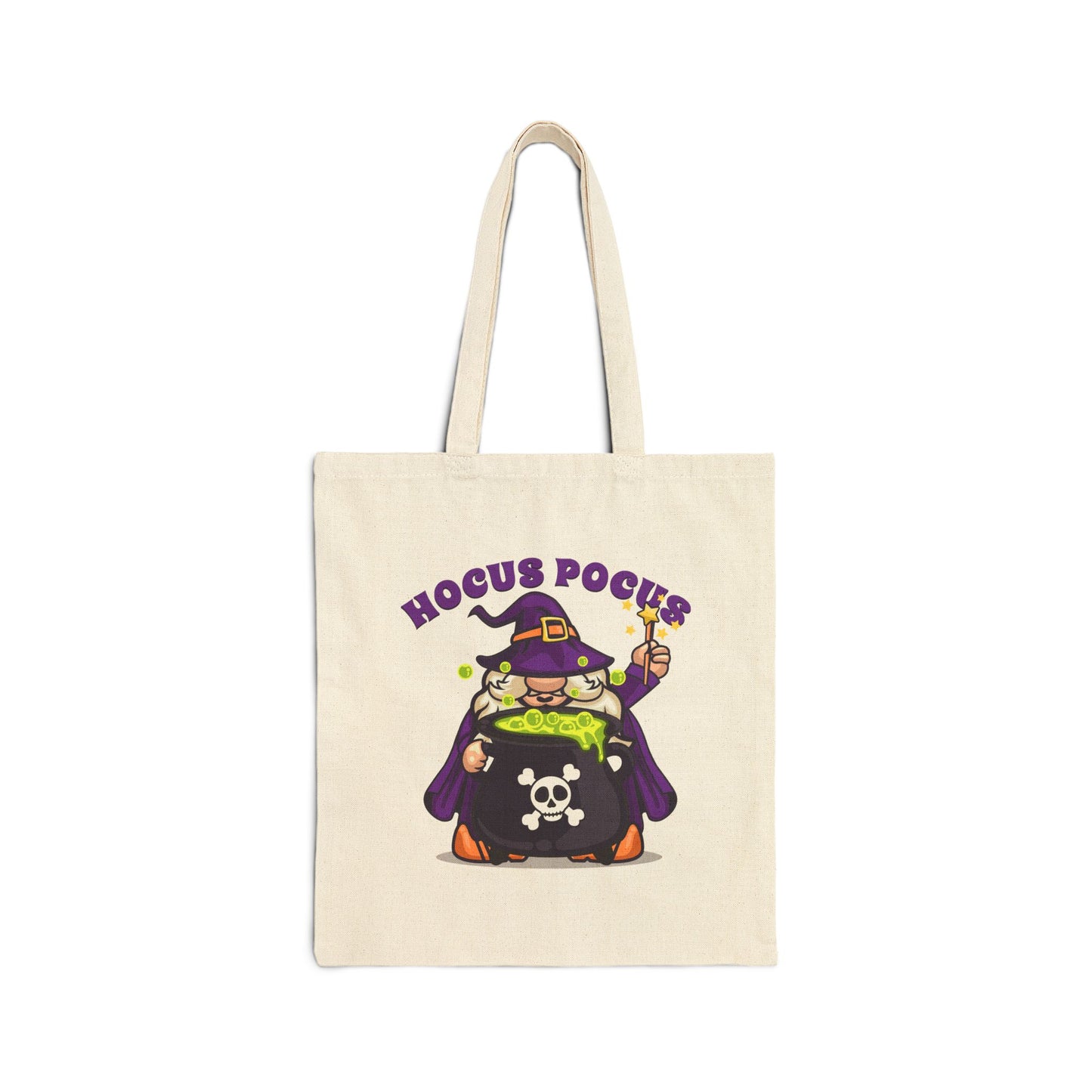 Halloween Trick-or-Treat Cotton Canvas Tote Bag - "Hocus Pocus"