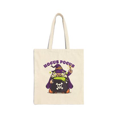 Halloween Trick-or-Treat Cotton Canvas Tote Bag - "Hocus Pocus"