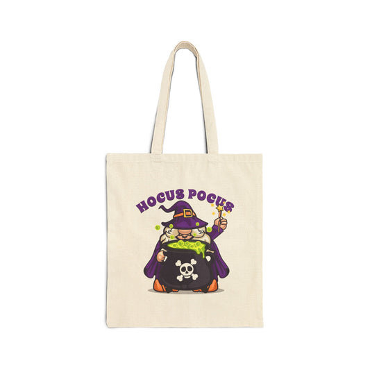 Halloween Trick-or-Treat Cotton Canvas Tote Bag - "Hocus Pocus"