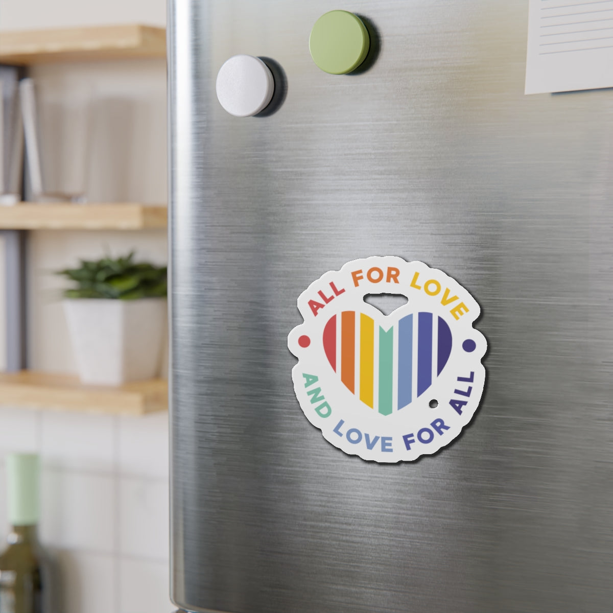 Die-Cut Magnet: All For Love 1