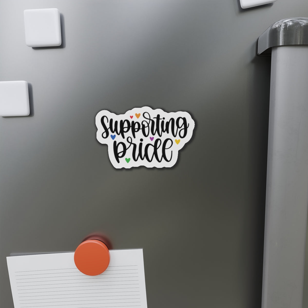 Die-Cut Magnet: Supporting Pride
