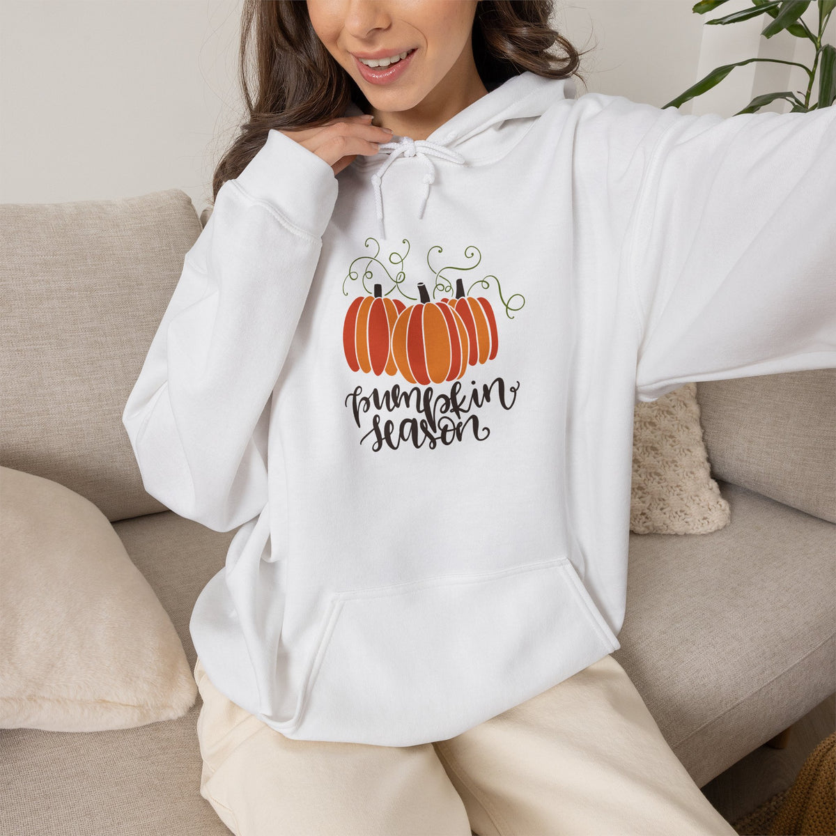 Unisex Heavy Blend Sweatshirt (Hoodie) - Fall Season - Pumpkin Season