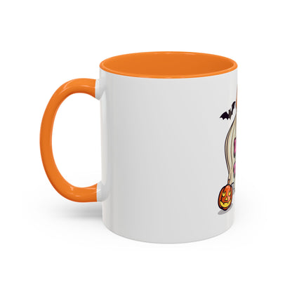 Ceramic Mug (11oz & 15oz) - Halloween - Lick or Treat Dog Graphic