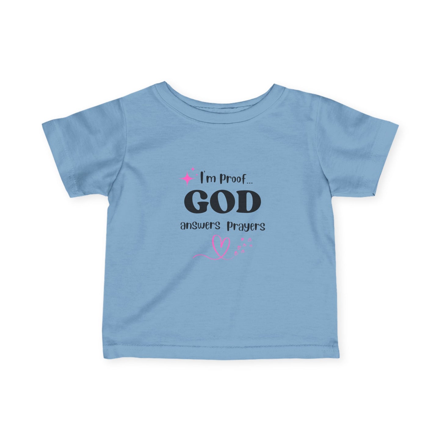 Infant T-shirt: I'm proof...pink star