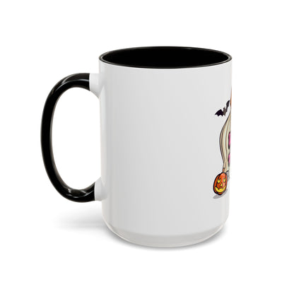 Ceramic Mug (11oz & 15oz) - Halloween - Lick or Treat Dog Graphic