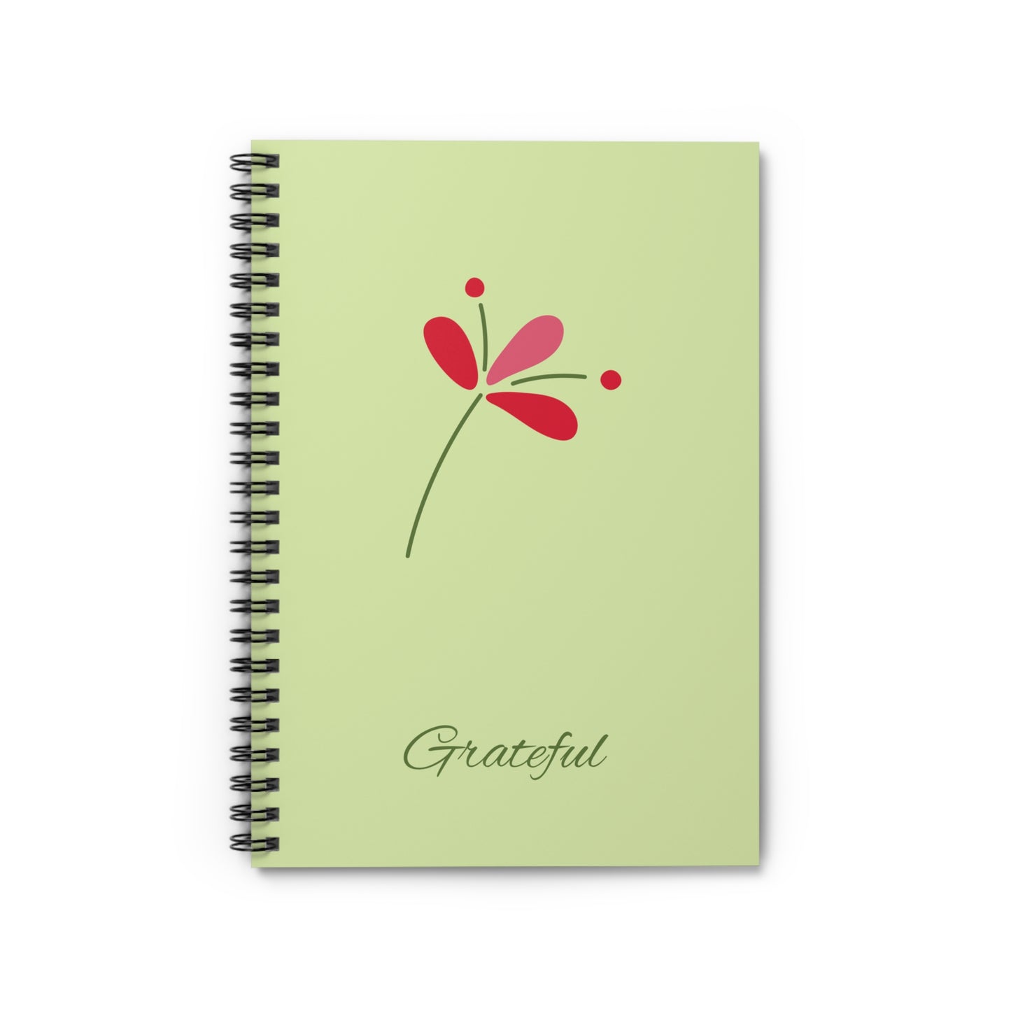 Journal / Spiral Notebook - Ruled Line - Grateful