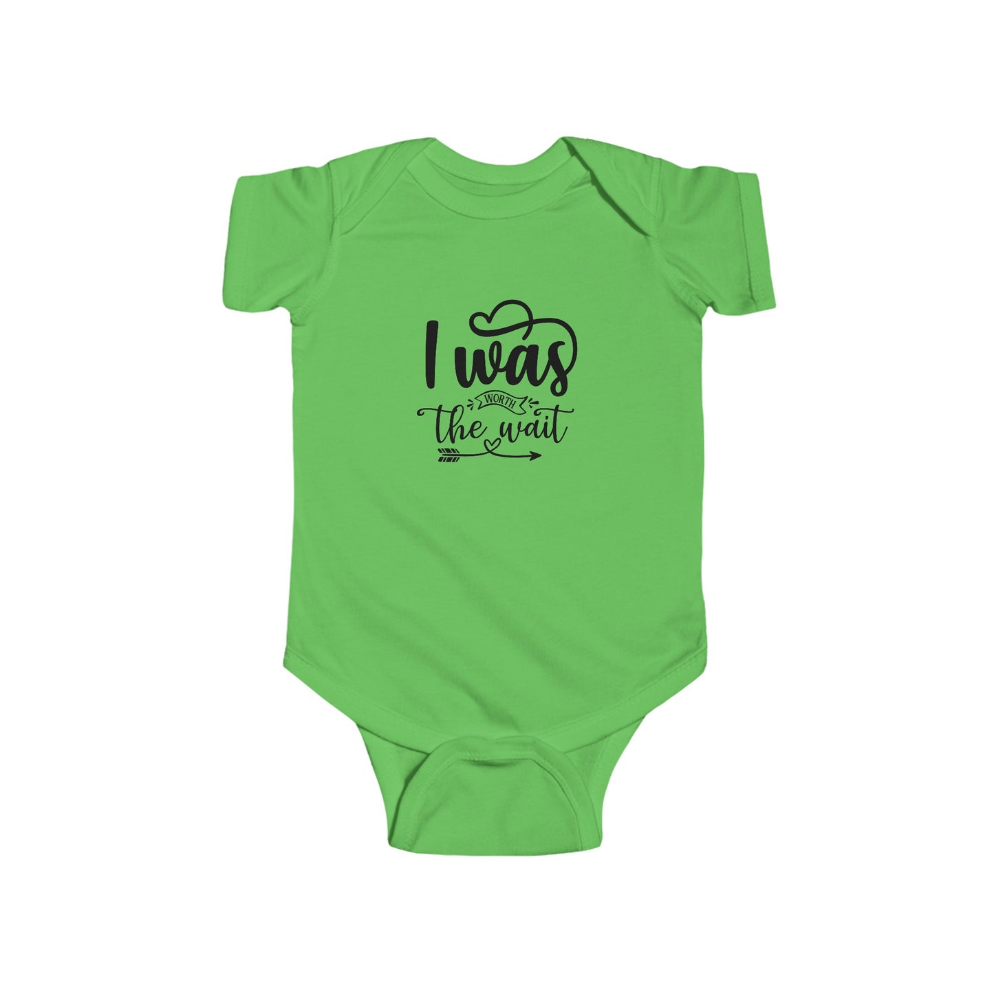 Infant Fine Jersey Onesie: Worth the wait onesie