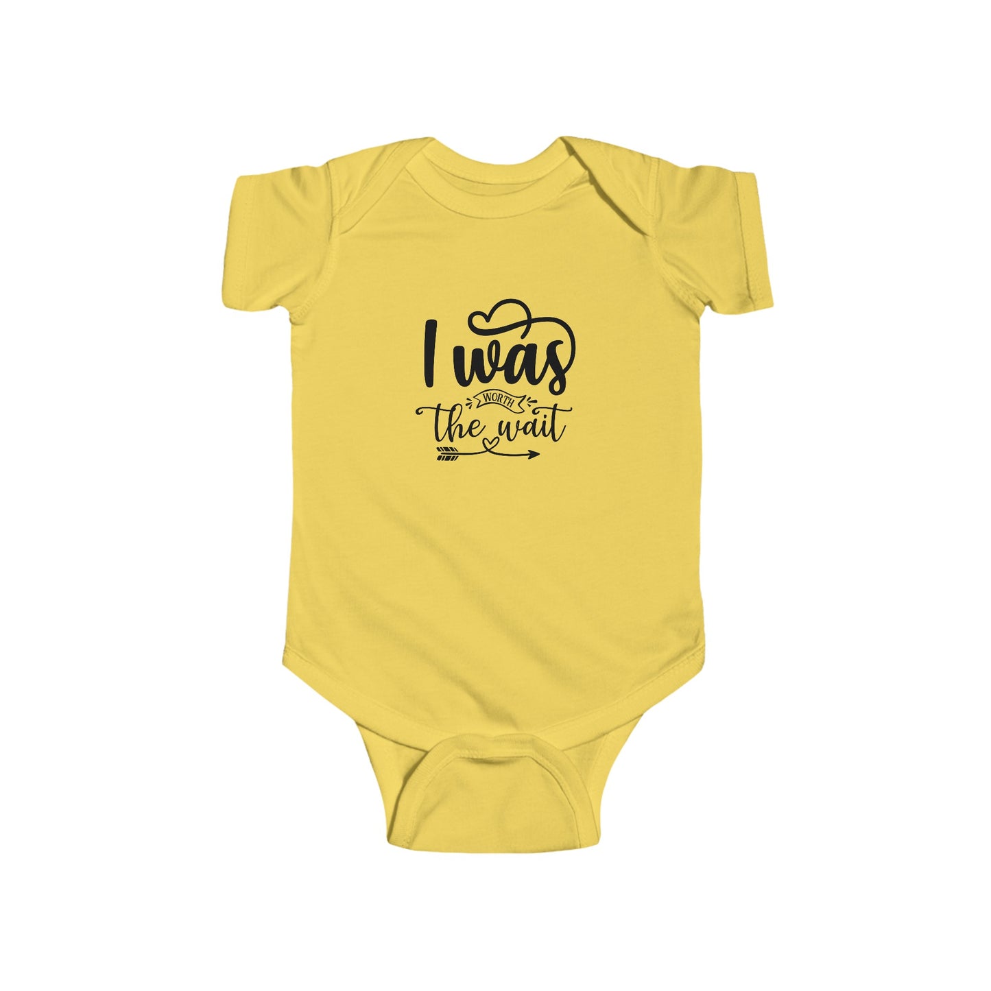 Infant Fine Jersey Onesie: Worth the wait onesie
