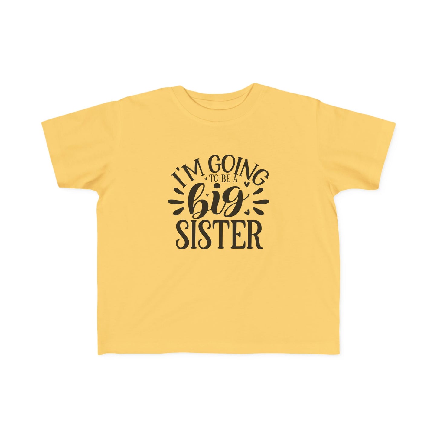 Toddler's Fine Jersey T-shirt: Big sister tshirt
