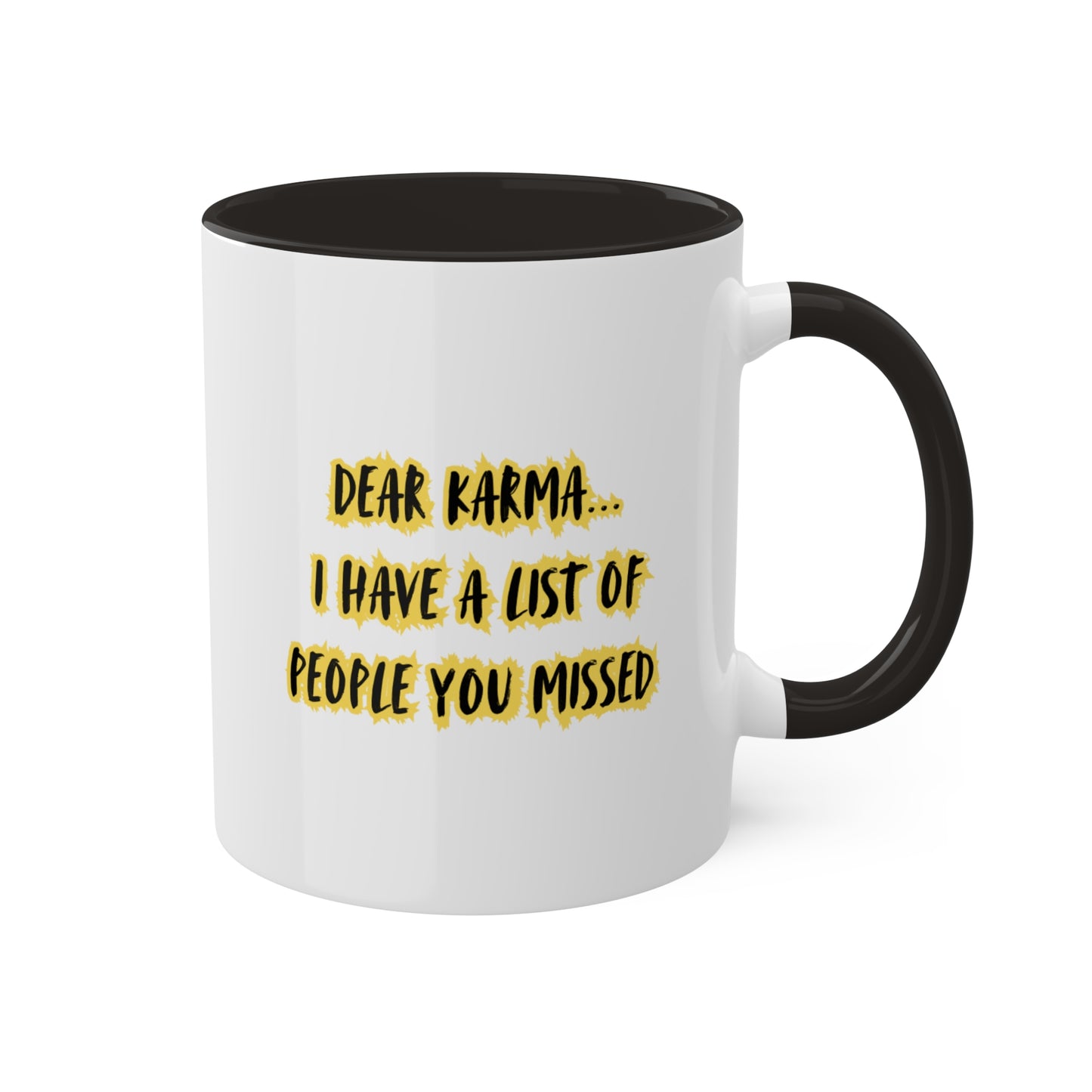 Colorful Mug, 11oz: Karma