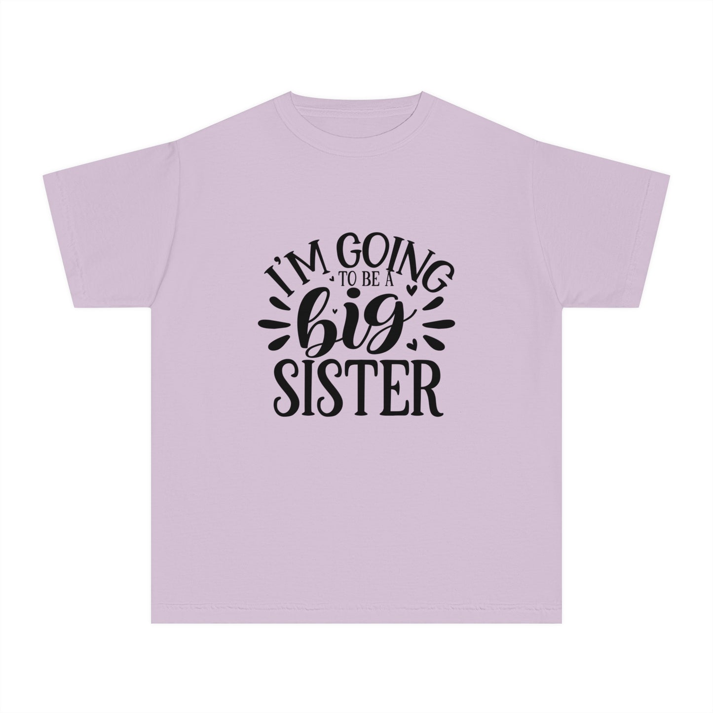 Youth Midweight T-shirt: Big sister tshirt