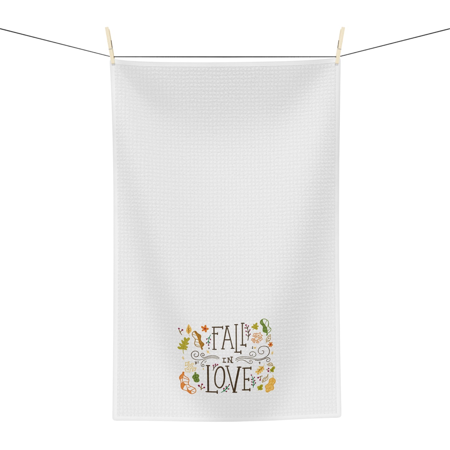 Microfiber Tea Towel: Fall in Love