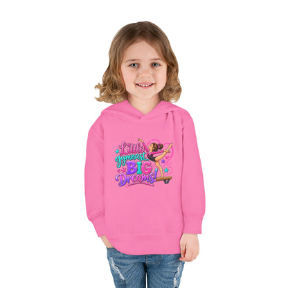 Girls Gymnastics Sweatshirt (Hoodie), Toddler — Little Gymnast, Big Dreams