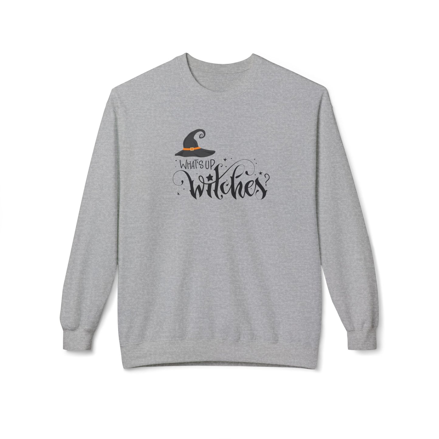 Unisex Heavy Blend Sweatshirt (Crewneck) - Halloween - What's Up Witches?