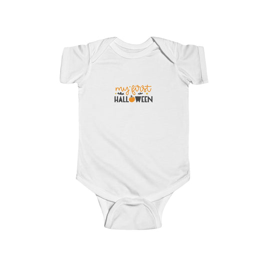 Infant Fine Jersey Onesie: My first Halloween 2