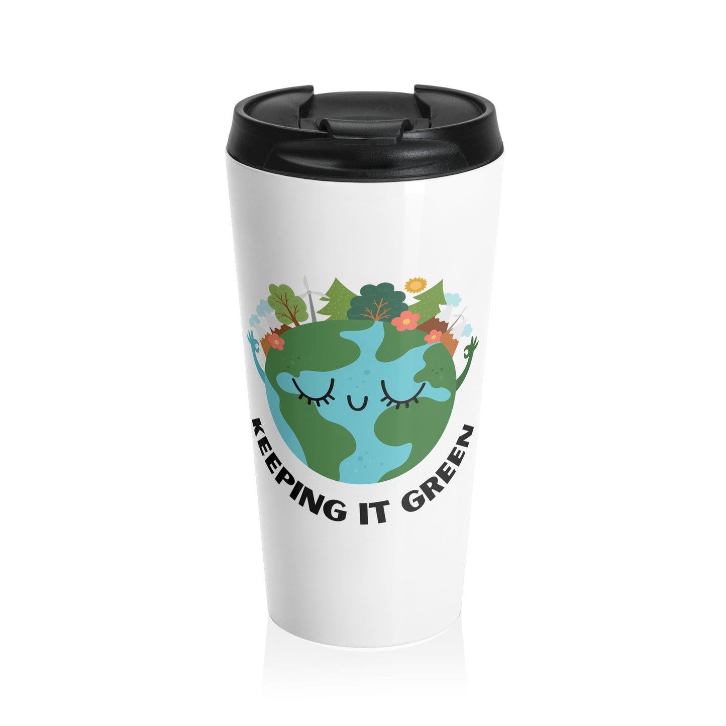 Stainless Steel Travel Mug: Keeping it Green!