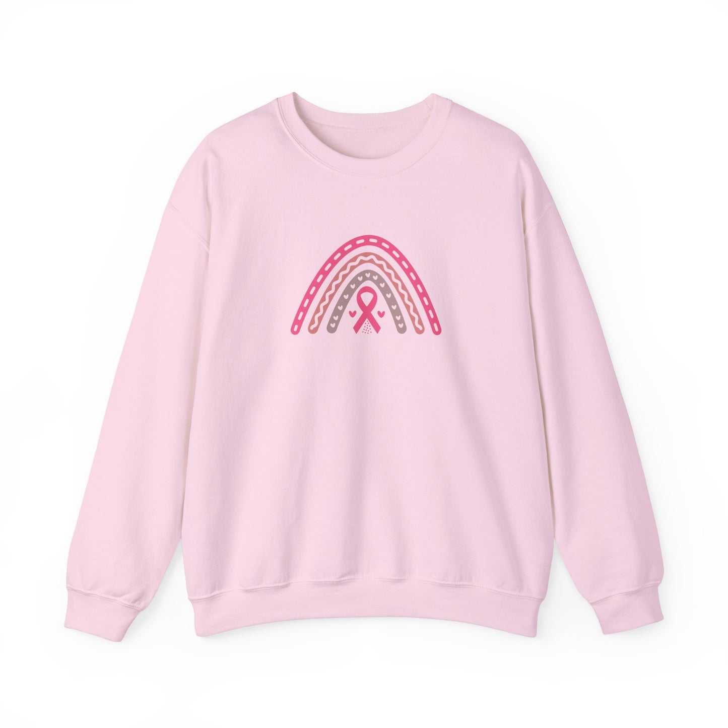 Unisex Heavy Blend™ Crewneck Sweatshirt: Southwest rainbow breast cancer