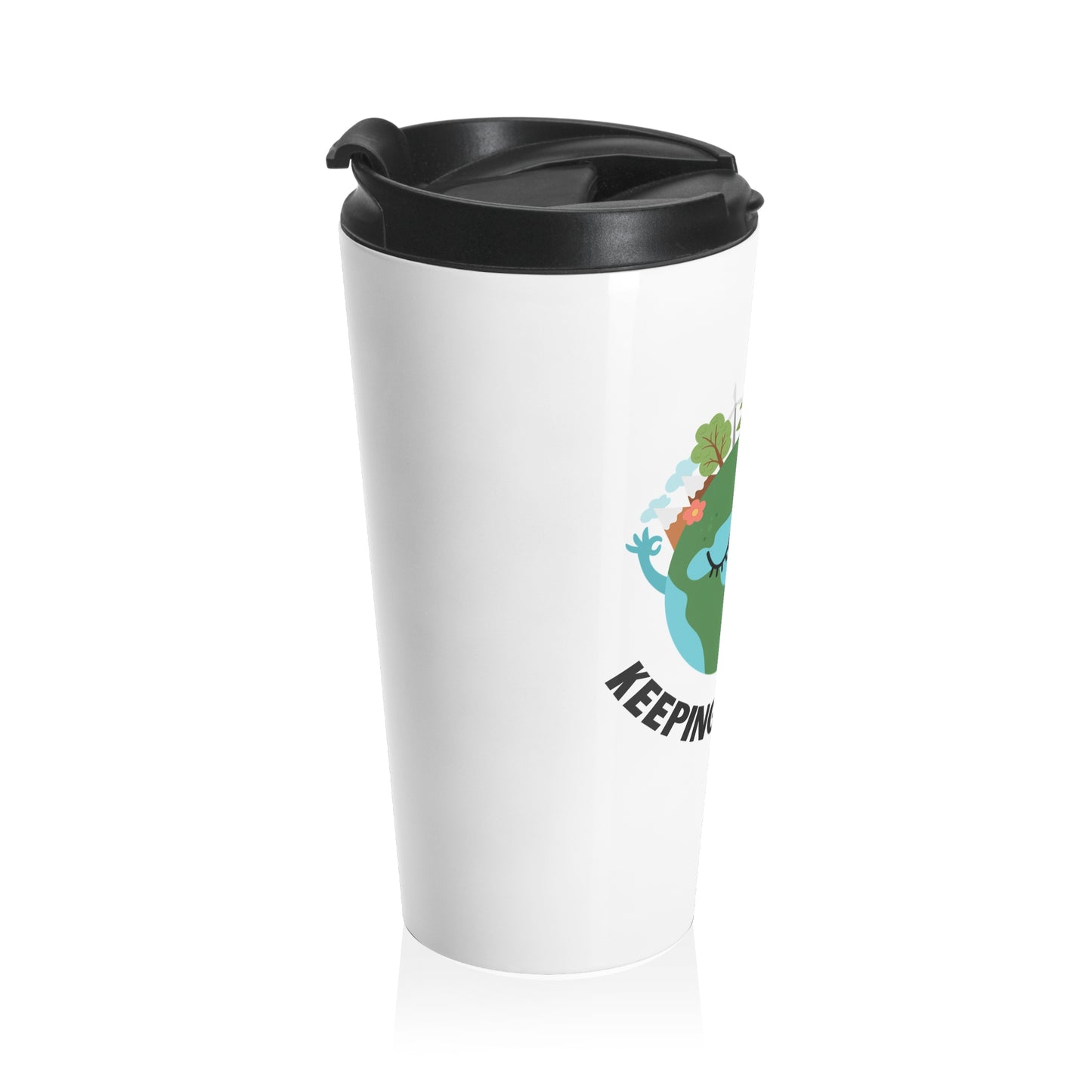 Stainless Steel Travel Mug: Keeping it Green!
