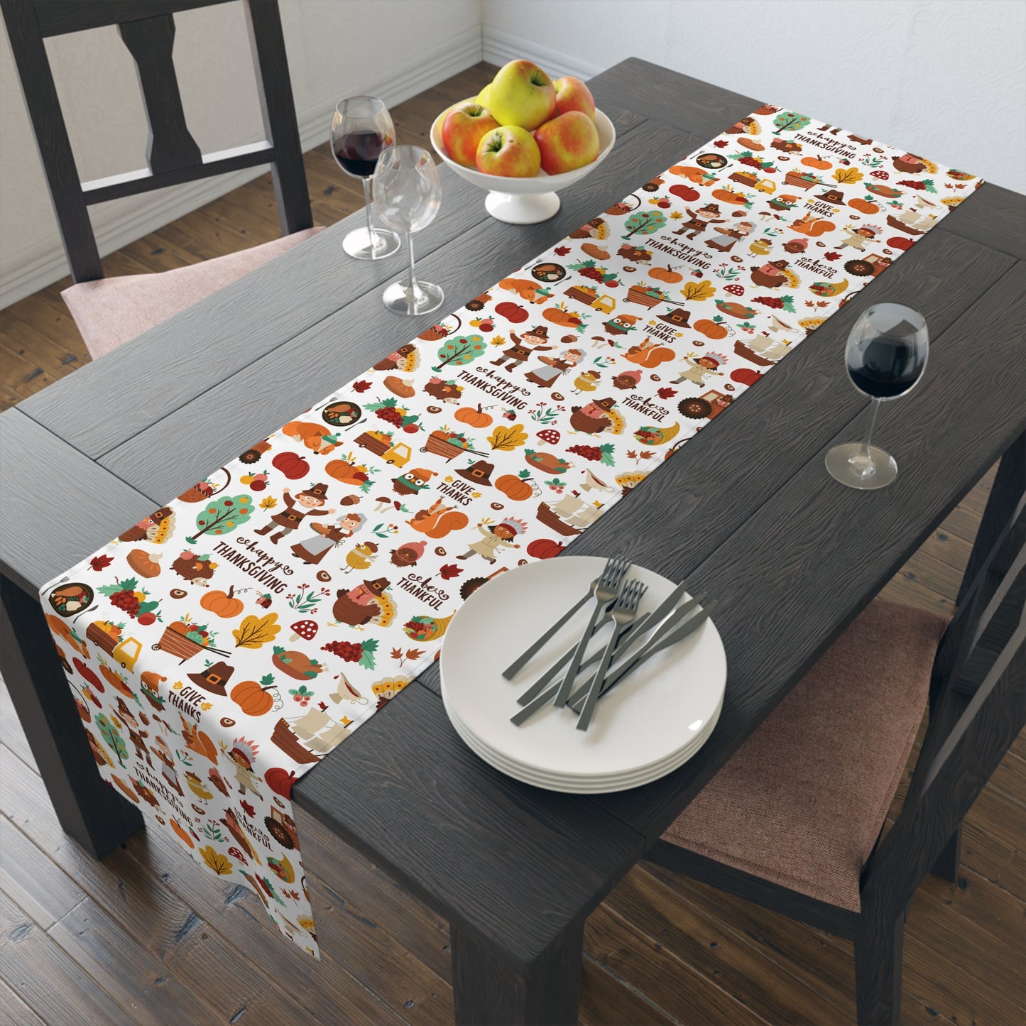 Table Runner — Thanksgiving Pilgrims