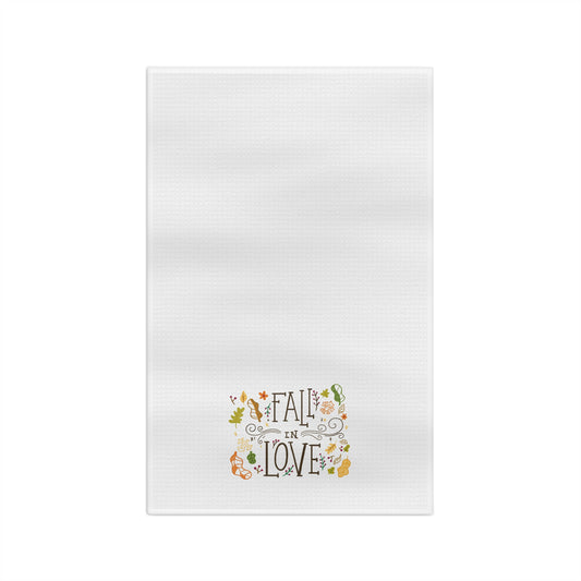 Microfiber Tea Towel: Fall in Love