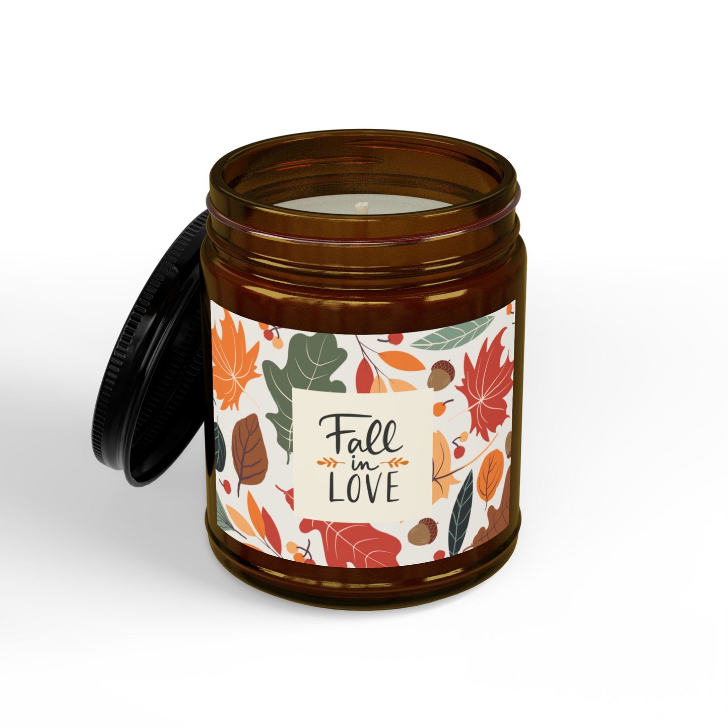Scented Soy Candle - Fall in Love (Leaves), 4oz & 9oz