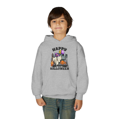 Youth Sweatshirt (Hoodie) - Halloween - Trunk or Treat, Happy Halloween