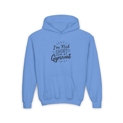 Girls Gymnastics Sweatshirt (Hoodie) - Gymnastics - I'm Not Short, I'm a Gymnast