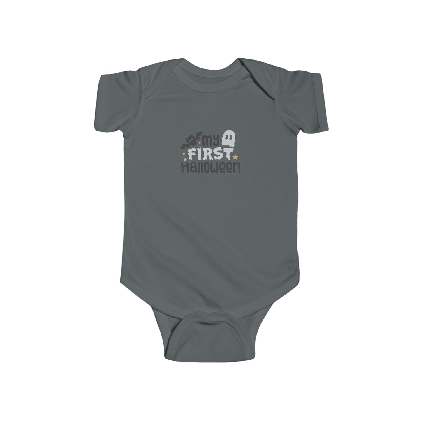 Infant Fine Jersey Onesie: My first Halloween 3