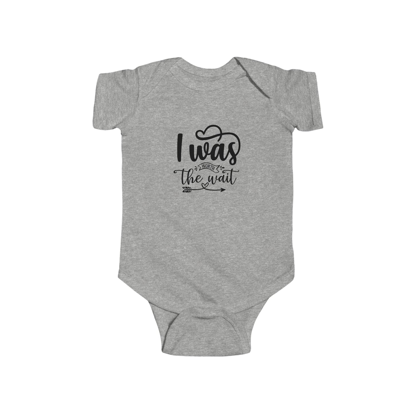 Infant Fine Jersey Onesie: Worth the wait onesie