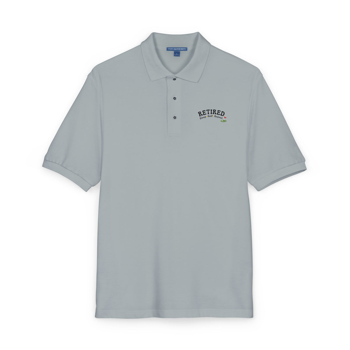 Embroidered Polo Shirt - RETIRED - Sleep, Golf, Repeat