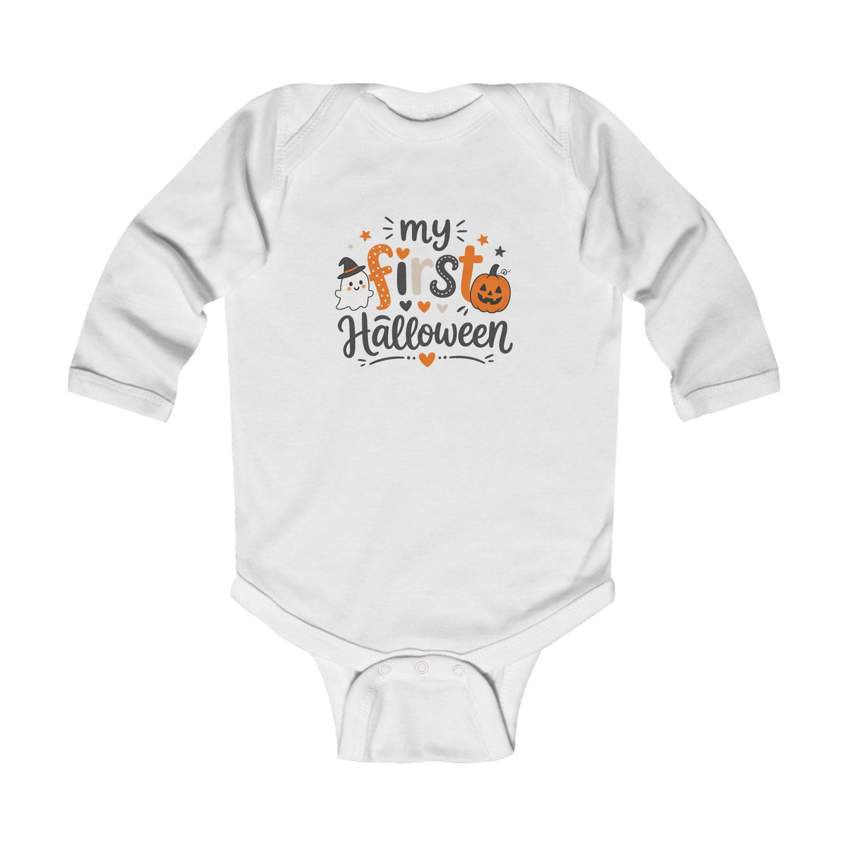 Infant Long-sleeved Onesie - Halloween - My First Halloween