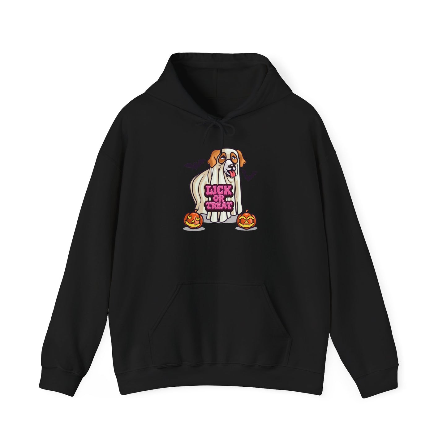Unisex Heavy Blend Sweatshirt (Hoodie) - Halloween - Lick or Treat Dog Graphic