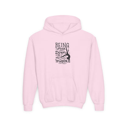 Girls Gymnastics (Hoodie) — Gymnastics — Being Upside Down Is My Normal