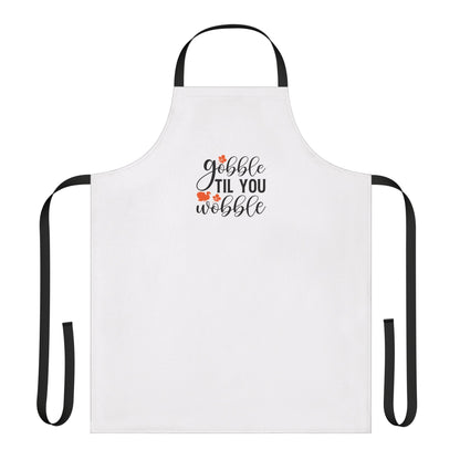 Thanksgiving Apron – “Gobble Til You Wobble”